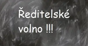 ředitelské volno